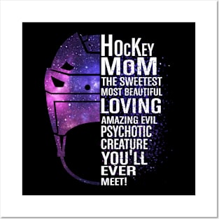 hockey mom the sweetest most beautiful loving Posters and Art